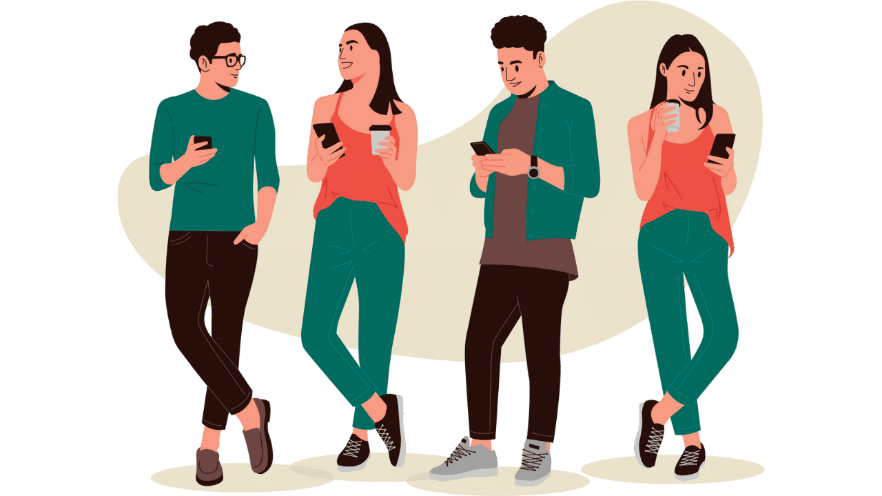 People sharing a custom word puzzle game with friends